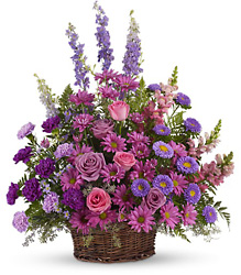 Gracious Lavender Basket 